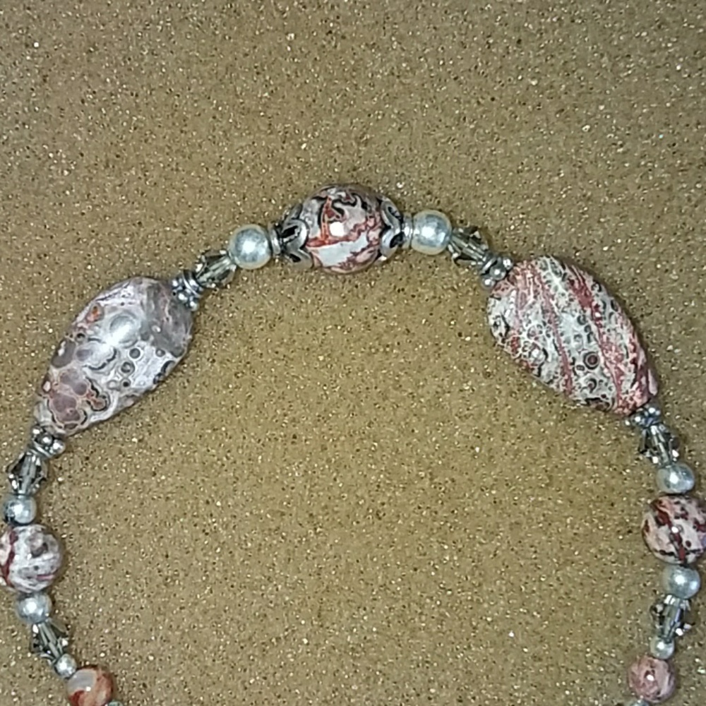 Leopard skin jasper bracelet